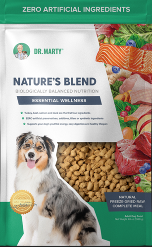 Dr. Marty Nature's Blend Freeze Dried Raw Dog Food 3lb - 48oz