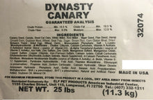 Higgins Dynasty Vita Canary Seed Mix 25lb
